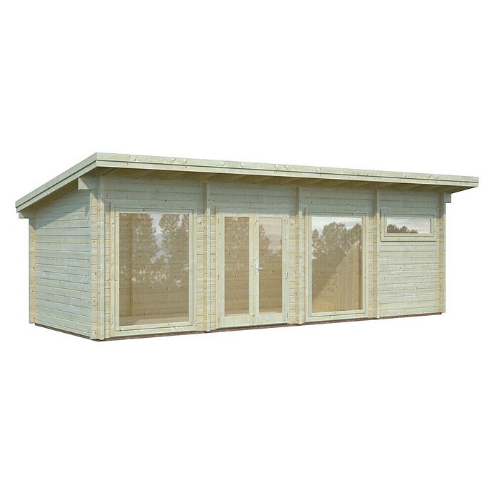 Palmako Caseta de jardín (Madera, 22,8 m², Espesor de pared: 70 mm)