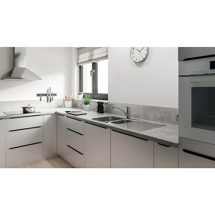 Grohe QuickFix Spültischarmatur Start (Ausladung Armatur: 227 mm, Chrom, Schwenkbereich: 140 °) | BAUHAUS