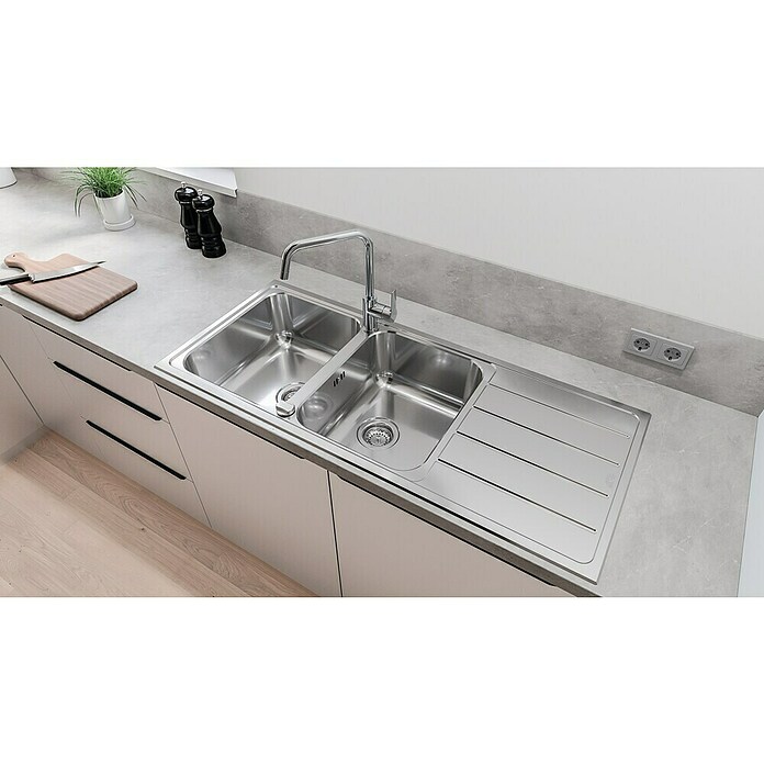 Grohe Start Spültischarmatur (Chrom, Glänzend, U-Auslauf) | BAUHAUS