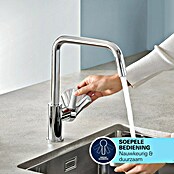 Grohe QuickFix Keukenkraan Start U-uitloop (Supersteel RVS look) | BAUHAUS