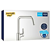 Grohe QuickFix Keukenkraan Start U-uitloop (Supersteel RVS look) | BAUHAUS