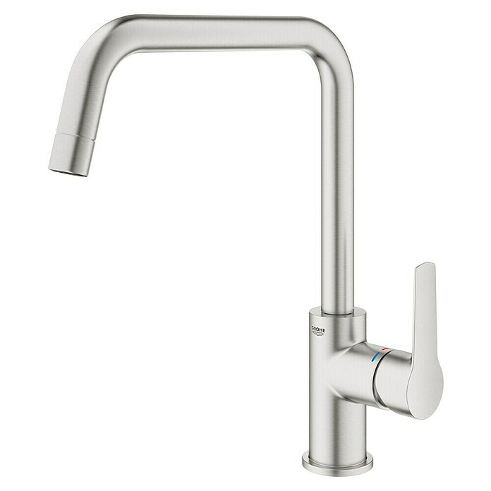 Grohe QuickFix Keukenkraan Start U-uitloop (Supersteel RVS look) | BAUHAUS