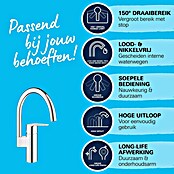 Grohe QuickFix Keukenkraan Start C-uitloop (Afvoer armatuur: 183 mm, Chroom, Glanzend) | BAUHAUS