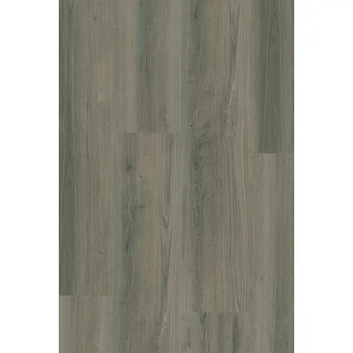 Granorte Designboden Kenkotrend - Ashland, 1.164 x 300 x 8,5 mm - Grau-braune Vinyl-Bodenbelagspaneele in Holzoptik mit sichtbarer Maserung.