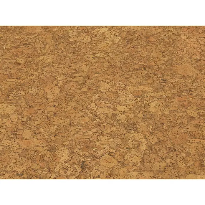 Granorte Korkboden Naturtrend - Castello, 910 x 300 x 9,5 mm - Natürliche hellbraune Korkoberfläche mit vielfältiger Textur.