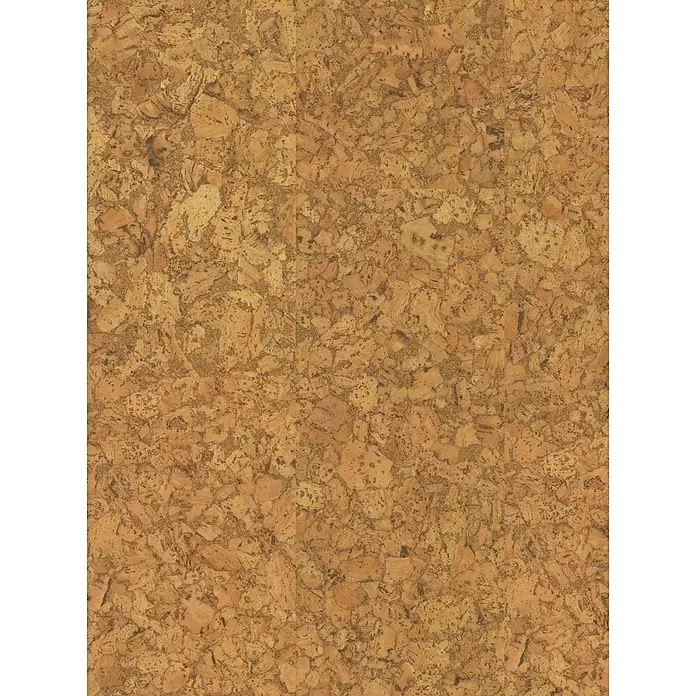 Granorte Korkboden Naturtrend - Castello, 910 x 300 x 9,5 mm - Natürliche hellbraune Korkoberfläche mit einer strukturierten, körnigen Optik.