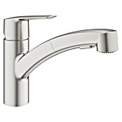 Grohe QuickFix Keukenkraan Start (Supersteel RVS look, Zwenkbereik: 90 °) | BAUHAUS