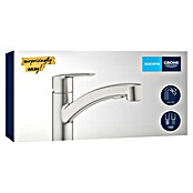 Grohe QuickFix Keukenkraan Start (Supersteel RVS look, Zwenkbereik: 90 °) | BAUHAUS