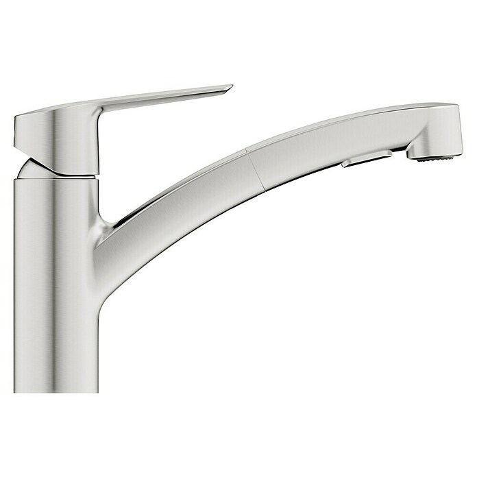 Grohe QuickFix Keukenkraan Start (Supersteel RVS look, Zwenkbereik: 90 °) | BAUHAUS