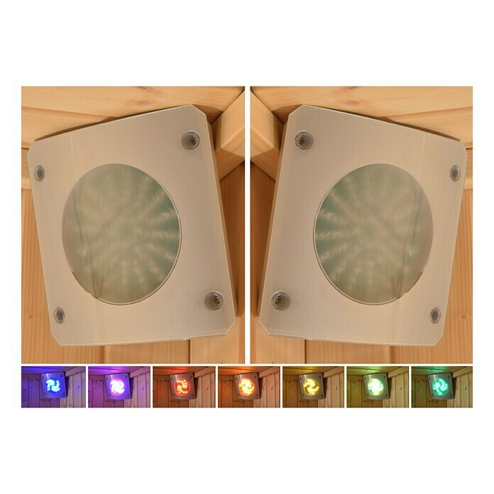 Weka LED-Farblichtanwendung Set A (Mit Steuerungsmodul)