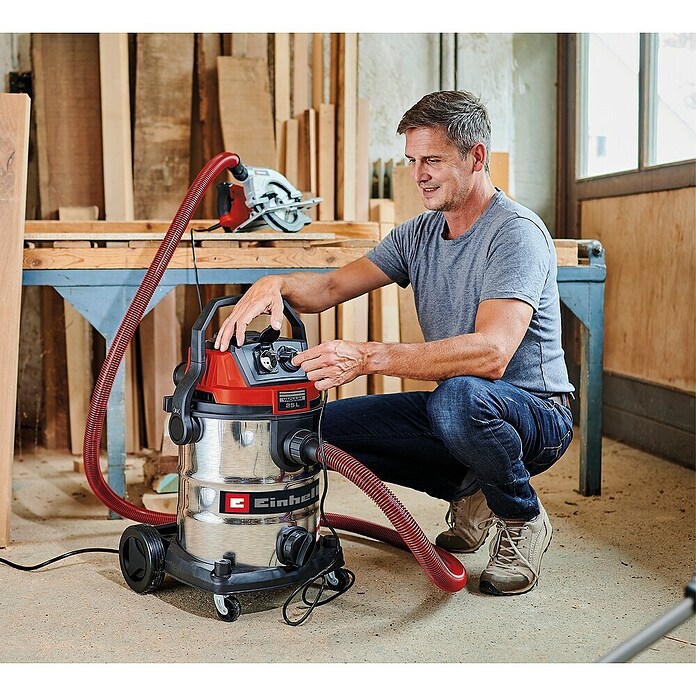 Einhell Sesalnik za mokro in suho sesanje TE-VC 2580 SACL  (1.100 W, 25 l) | 2339 - Nass-/ Trockensauger Marke | BBDM - Reinigungsgeräte | BBD - Elektro WZ/Großmaschinen | BB - ElektroWZ/Großmaschinen | B - Werkz/Masch/Maschzubeh/Auto | BAUHAUS