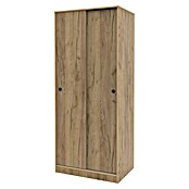 Muebles Pitarch Tibet Armario de puertas correderas (L x An x Al: 50 x 74 x 180 cm, Roble Kraft) | BAUHAUS