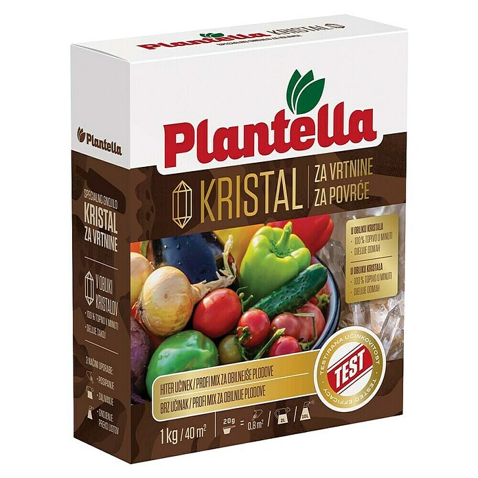 Plantella Univerzalno gnojilo in vrtnine  (1 kg, Maksimalna površina pokrivanja: 40 m²) | 7514 - Gartendünger mineralisch | IAHC - Dünger | IAH - Dünger / Pflanzenschutz | IA - Gartenhartware | I - Stadtgarten | BAUHAUS