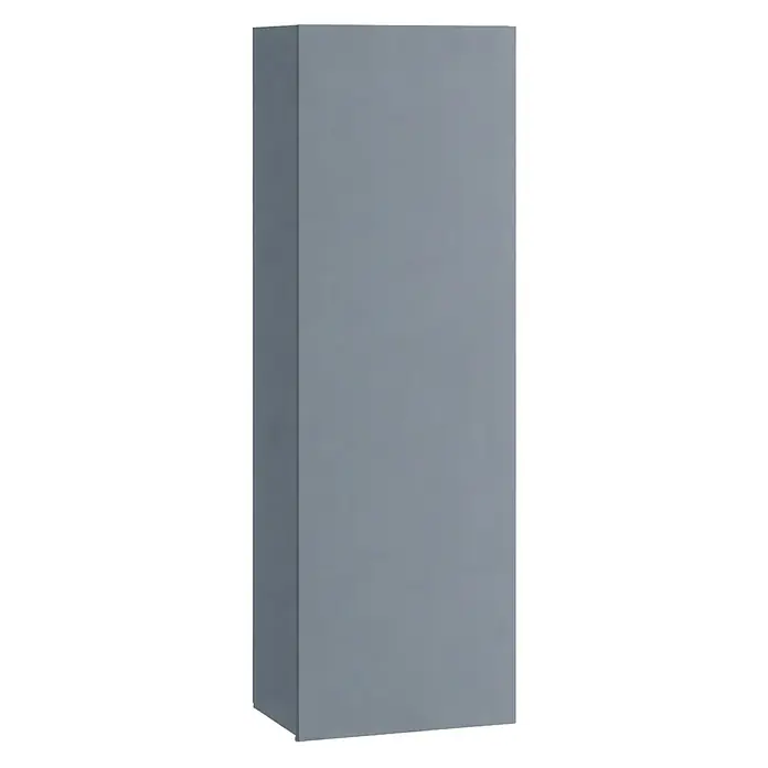 Armario colgante de baño Universal - L x An x Al: 25 x 25 x 110 cm, Azul - Columna rectangular gris.