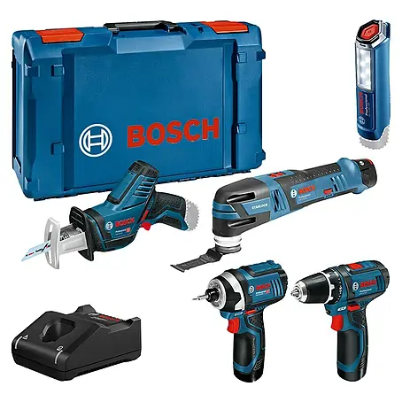 Bosch Professional  Maschinen-Set 5-Tool-Kit GSR+GOP+GDR+GSA+GLI