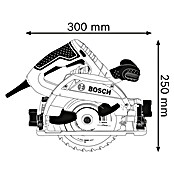 Bosch Professional Ručna kružna pila GKS 55+ GCE  (1.350 W, Promjer lista pile: 165 mm) | BAUHAUS