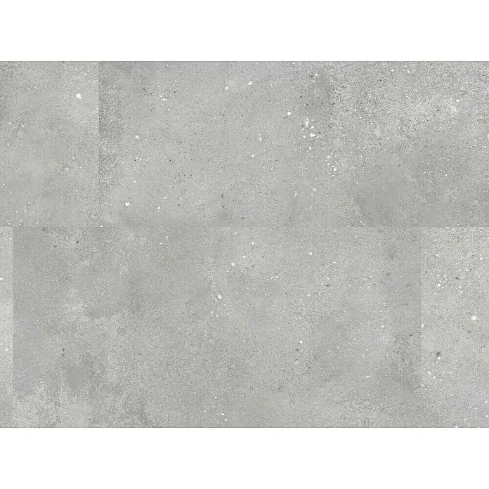 Revêt Wandpaneel SPC Wall - 600 x 300 mm, Grau - Helle, gesprenkelte Terrazzoplatte in Grau, ideal für moderne Böden oder Wandflächen.