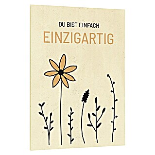 samenmaier Blumensamenmischung - und Kräutermischung Grußkarte (Du bist einfach einzigartig, Ein- und mehrjährige Arten)