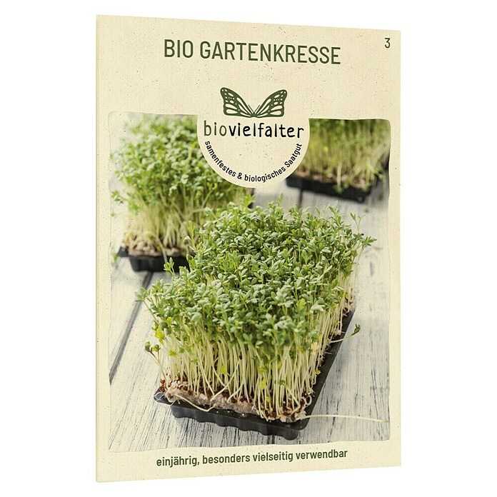 samenmaier Kräutersamen Bio Gartenkresse (Lepidium sativum, Erntezeit: Ganzjährig) | BAUHAUS
