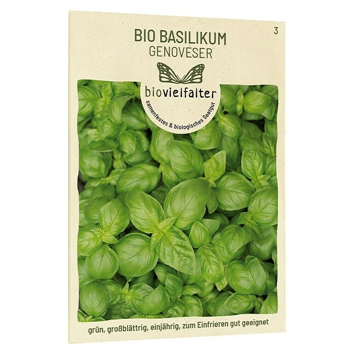 samenmaier Kräutersamen Bio Basilikum Genoveser (g Ocimum basilicum, Erntezeit: Juli) | BAUHAUS