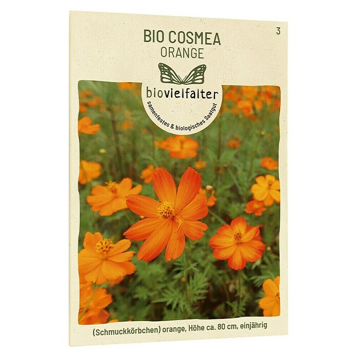 samenmaier Blumensamen Bio Cosmea Orange (Cosmos sulphureus, Orange) | BAUHAUS