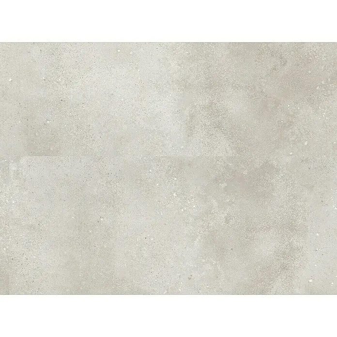 Revêt Wandpaneel SPC Wall - 1.200 x 600 mm, Beige - Hellgraue gesprenkelte Textur, ähnlich Beton oder Terrazzo.