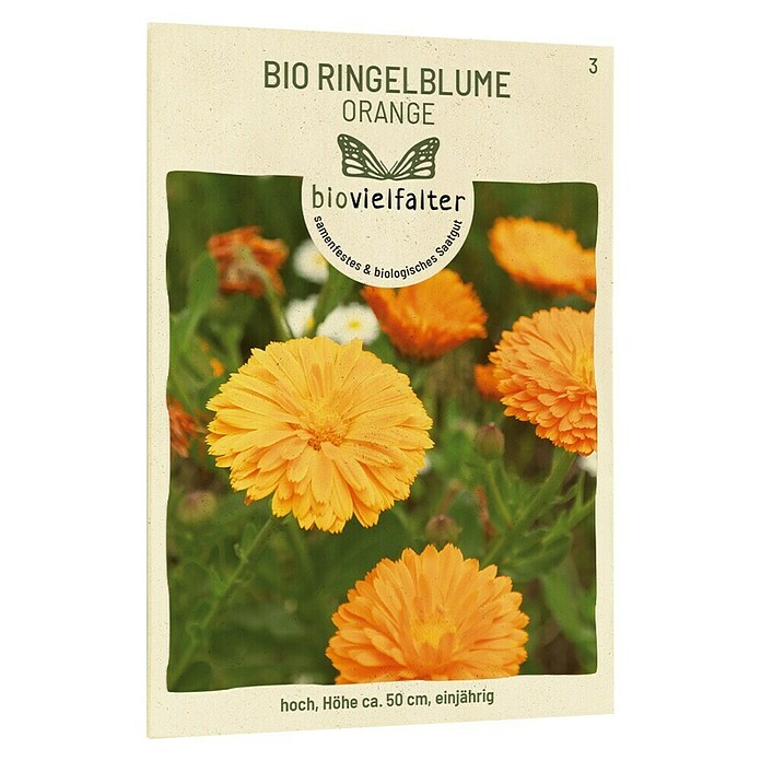 samenmaier Blumensamen Bio Ringelblume orange (Calendula officinalis, Orange) | BAUHAUS