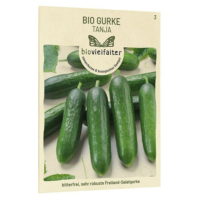 samenmaier Gemüsesamen Bio Gurken Tanja (Cucumis sativus, Erntezeit: Juli) | BAUHAUS