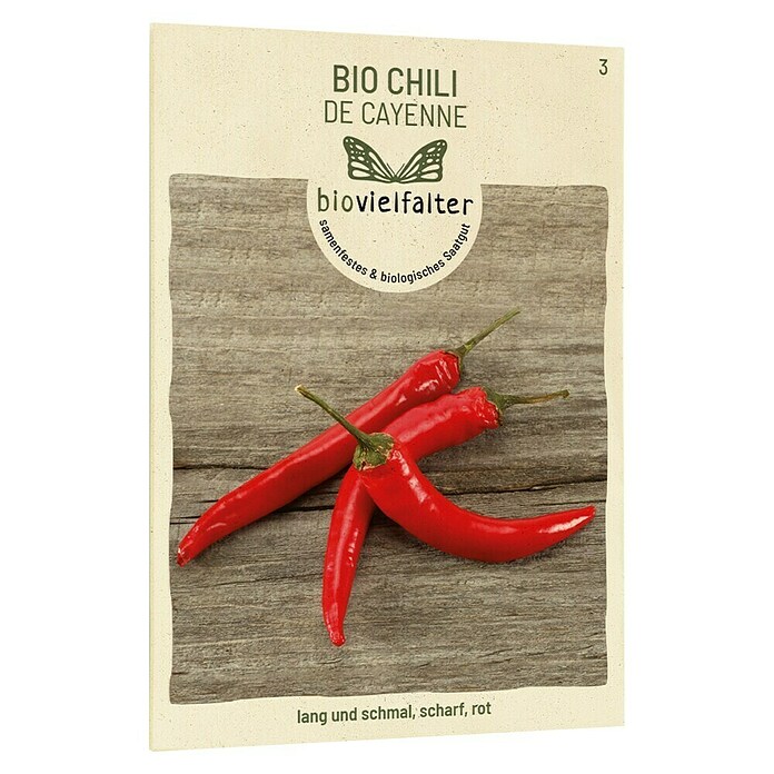 samenmaier Gemüsesamen Bio Chili De Cayenne (Capsicum annuum, Erntezeit: Juli) | BAUHAUS