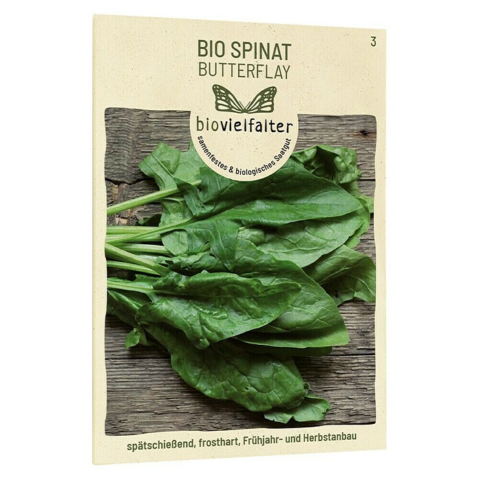 samenmaier Gemüsesamen Bio Spinat Butterflay (Lebensdauer Pflanzen: Mehrjährig, 15 g) | BAUHAUS