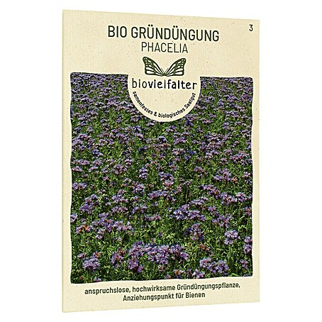 samenmaier Gründüngung Bio Phacelia (Phacelia tanacetifolia, 10 m²)