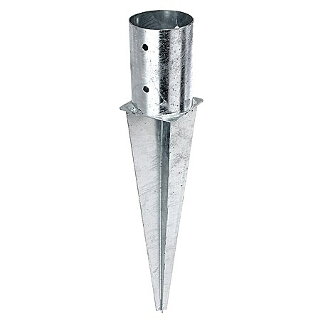 Alberts Einschlagbodenhülse (Höhe: 60 cm, Passend für: Rundholzpfosten Ø 101 mm)