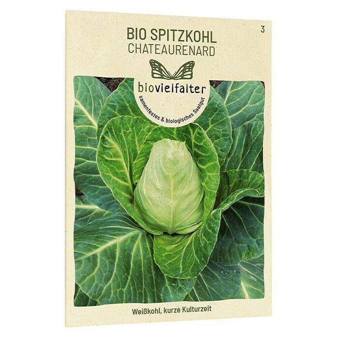 samenmaier Gemüsesamen Bio Spitzkohl Chateaurenard (Brassica oleracea convar. capitata, Erntezeit: Mai) | BAUHAUS