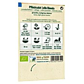 samenmaier Salatsamen Bio Pflücksalat Lollo Bionda (Lactuca sativa var. crispa, Erntezeit: April, 1 g) | BAUHAUS