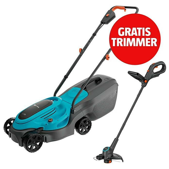 Gardena Power for All 18V Accu grasmaaierset EasyMax 32/18V (18 V, 1 accu, 4 Ah, Snijbreedte: 32 mm) | BAUHAUS