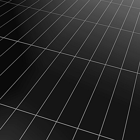 Revêt Wandpaneel SPC Wall Butcherblock (1 200 x 600 mm, Butcherblock Black High Gloss, Hochglänzend)