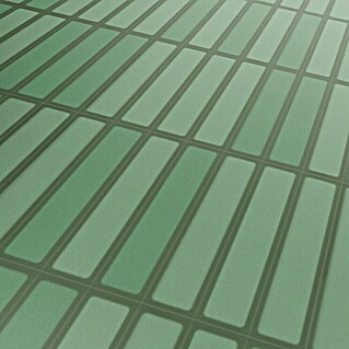 Revêt Wandpaneel SPC Wall Butcherblock (1 200 x 600 mm, Butcherblock Green High Gloss, Hochglänzend)