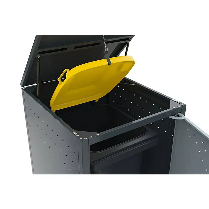 WSM Fahrradgarage Mülltonnenbox Binstore - Anthrazit