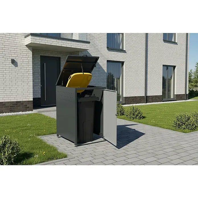 WSM Fahrradgarage Mülltonnenbox Binstore - Anthrazit