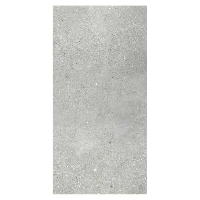 Revêt Wandpaneelmuster SPC Wall - Beton, 280 x 160 x 3,7 mm - Hellgraue gesprenkelte Betontextur.