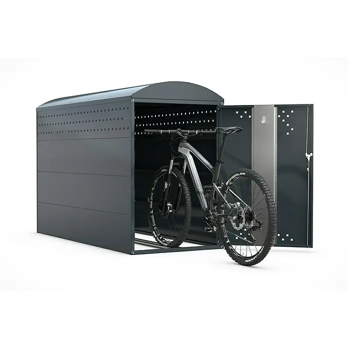 WSM Fahrradgarage BikeBox 1 Bogendach - Anthrazit