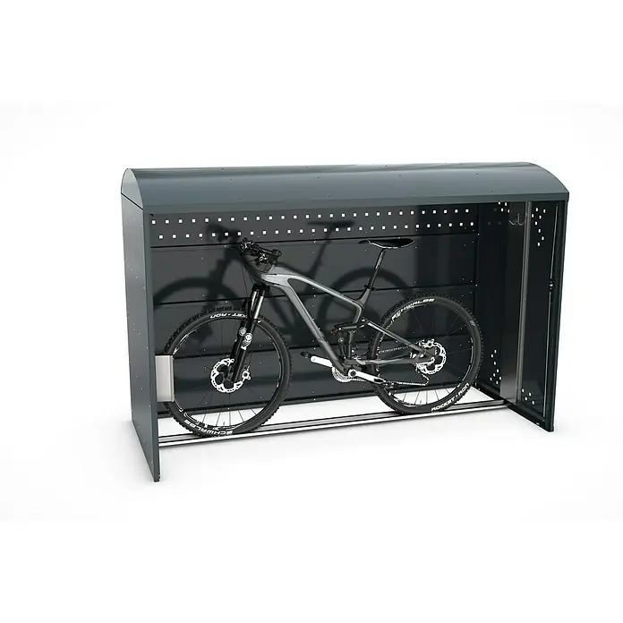 WSM Fahrradgarage BikeBox 1 Bogendach - Anthrazit