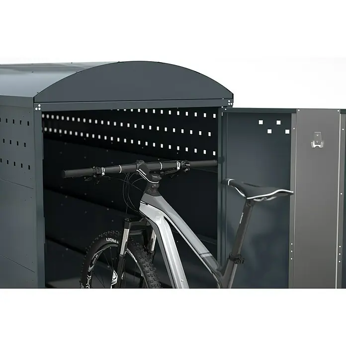 WSM Fahrradgarage BikeBox 1 Bogendach - Anthrazit