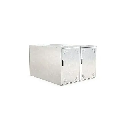 WSM  Fahrradgarage BikeBox 1 Basic Giebeldach 2er Set