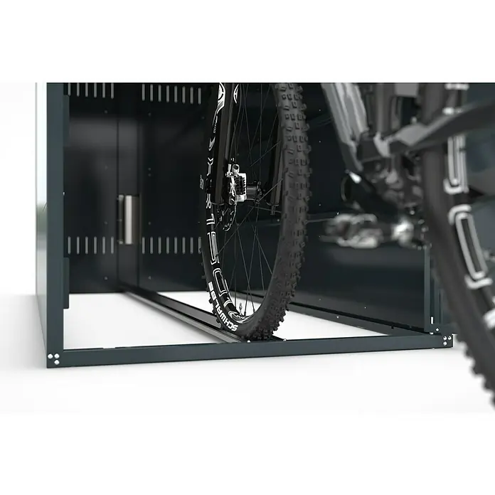 WSM Fahrradgarage BikeBox 1 Bogendach 3er Set - Anthrazit