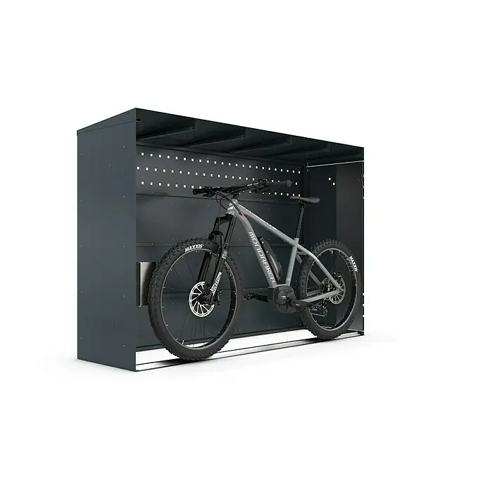 WSM Fahrradgarage BikeBox 1 XL Giebeldach - Anthrazit