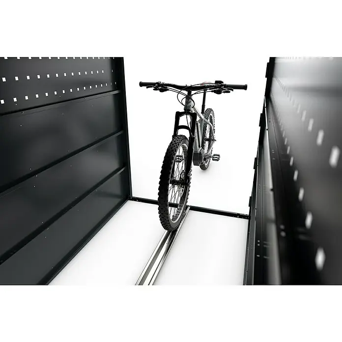 WSM Fahrradgarage BikeBox 1 XL Giebeldach 4er Set - Anthrazit