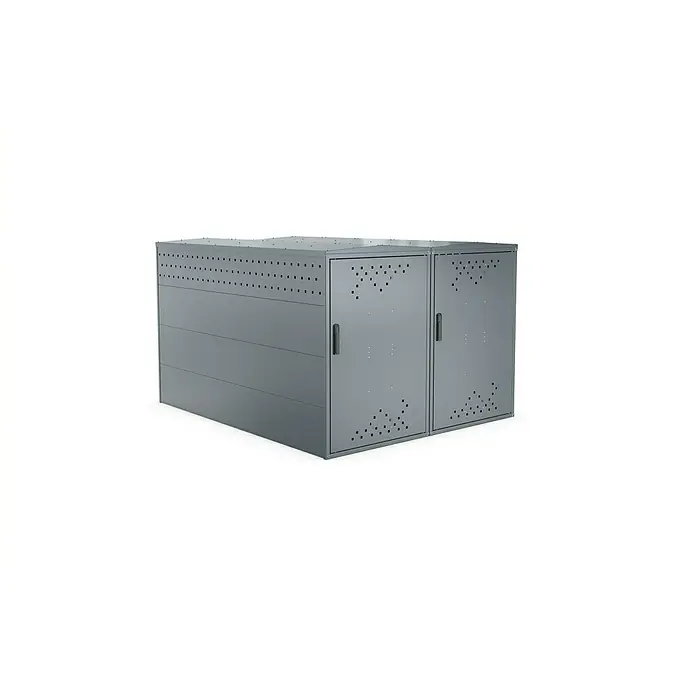 WSM Fahrradgarage BikeBox 1 Giebeldach 2er Set - Anthrazit