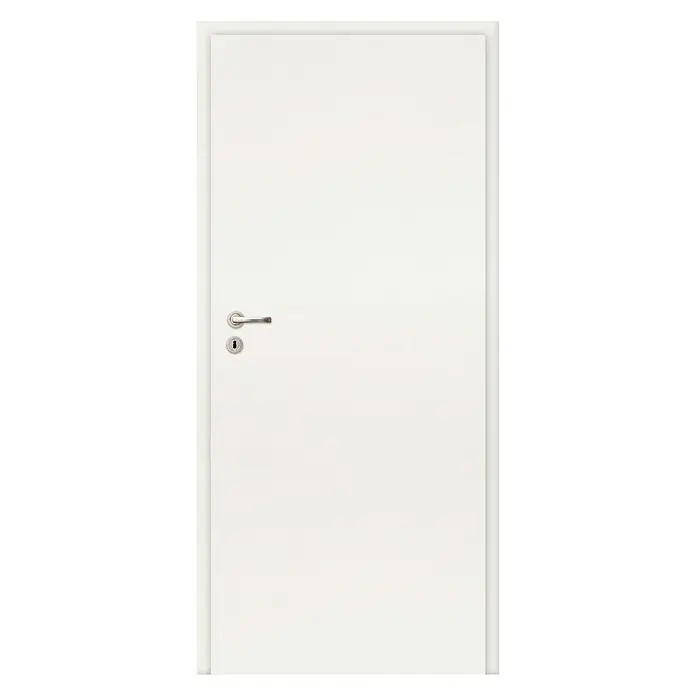 Classen PL Zimmertür - 735 x 1.985 mm, DIN Anschlag: Rechts, Weißlack, Wabe - Weiße Innentür mit Türgriff und Schlüsselloch. Modernes Design für Ihr Zuhause.