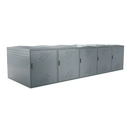 WSM  Fahrradgarage BikeBox 1 XL Giebeldach 5er Set